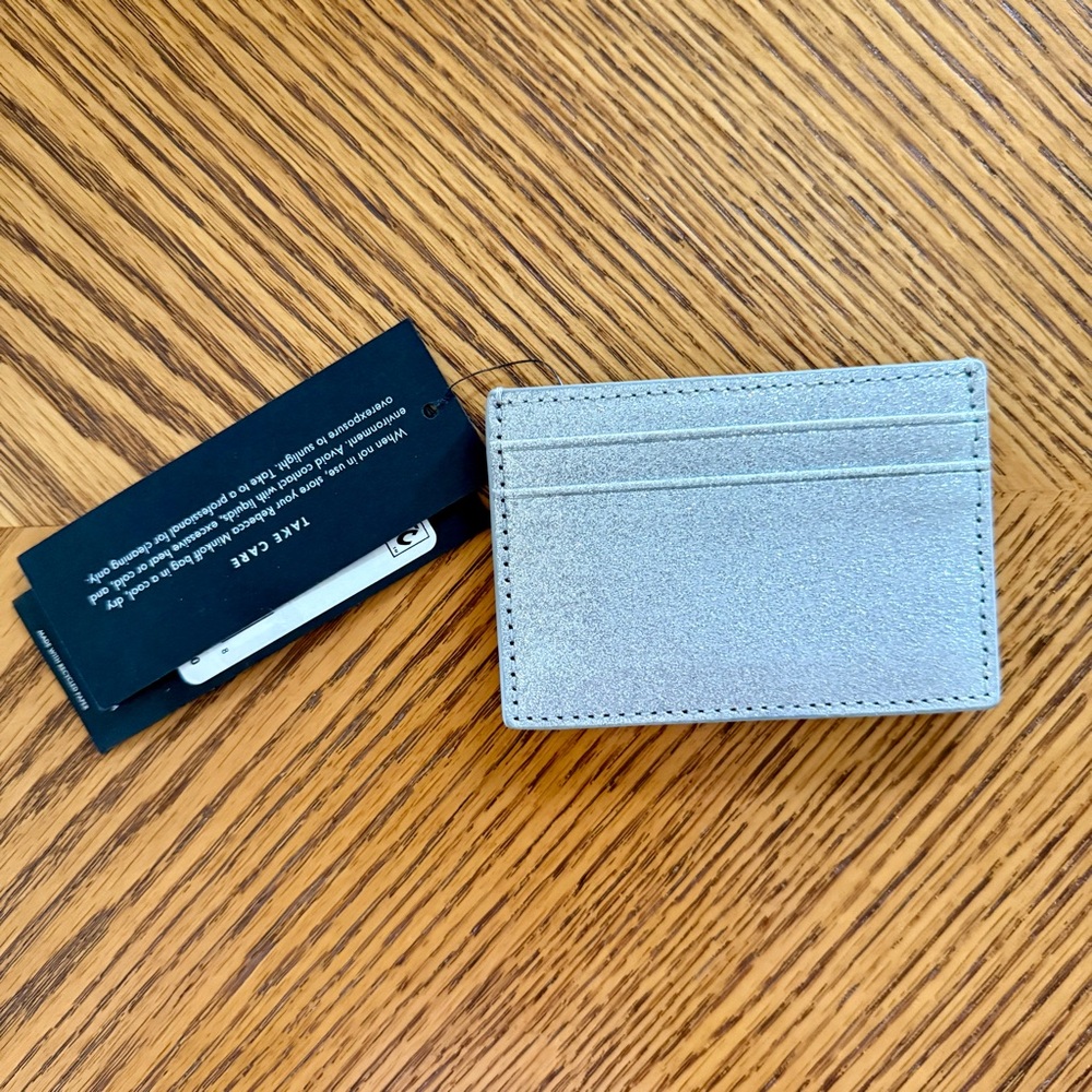 REBECCA MINKOFF Card Case - Silver Metallic - Picture 3 of 10